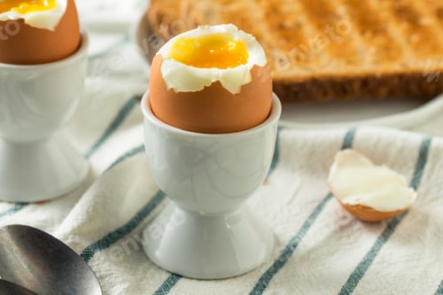 Preview: Homemade Soft Boiled Egg in a Cup