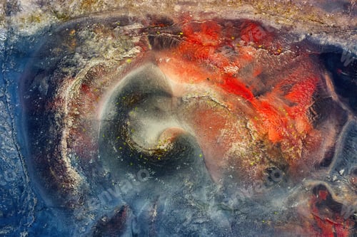 Preview: Landscape from the air in Iceland.