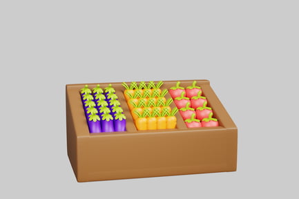 Preview: Vegetable garden planter box