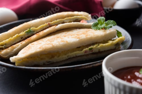 Preview: Bread Omelette Sandwich