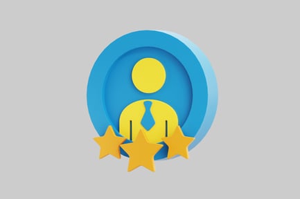 Preview: Rating profile icon with stars