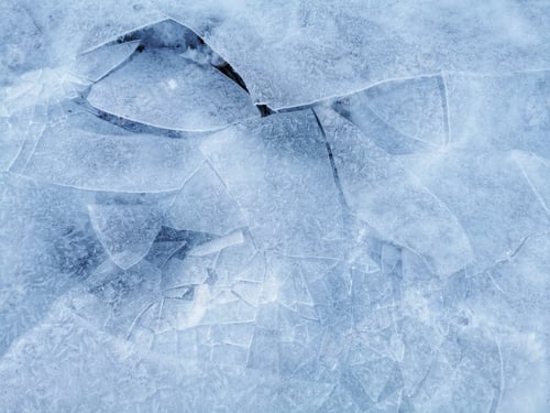Preview: Closeup of cracked ice in the Arctic