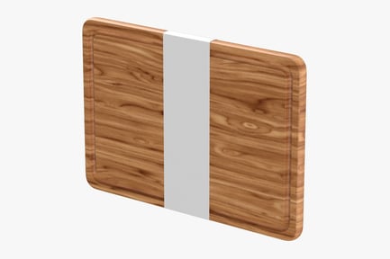 Preview: Wood Cutting Board with Label
