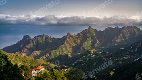 Preview: Aerial view of the Anaga rural park. Tenerife, Canary Islands