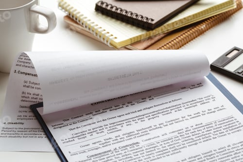 Preview: Legal contract signing - buy sell real estate contract