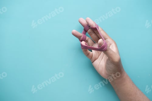 Preview: Hand and Finger Strengthening Exercises on light green Background