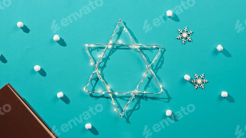 Preview: Jewish star for Hanukkah Holiday