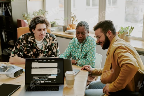 Preview: Group of Developers Having Informal Offline Meeting