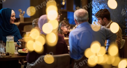 Preview: A modern and traditional European Islamic family comes together for iftar in a contemporary