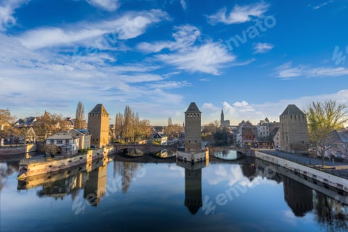 Preview: Tourist area "Petite France" in Strasbourg, France