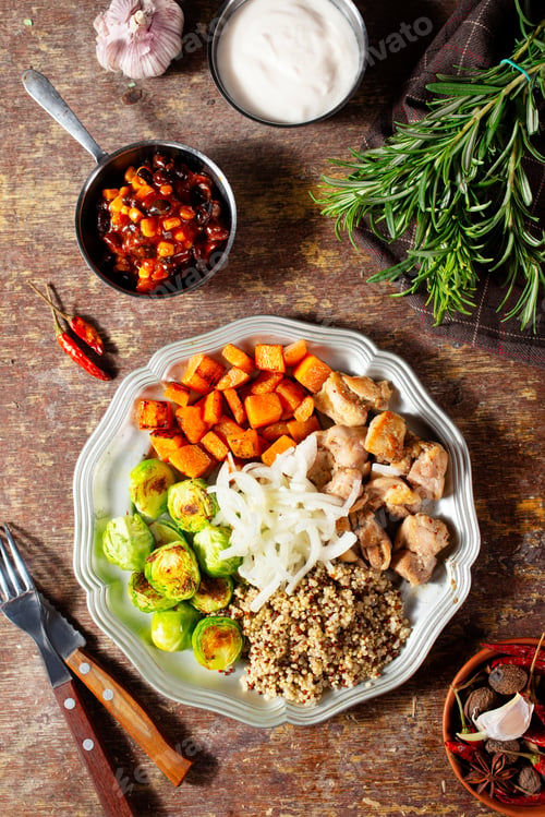 Preview: vegetables with chicken