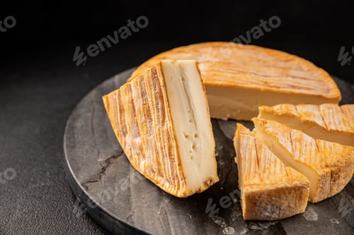 Preview: Soft cheese Tartiflette tasty cow milk, goat or sheep French food snack fresh gourmet food