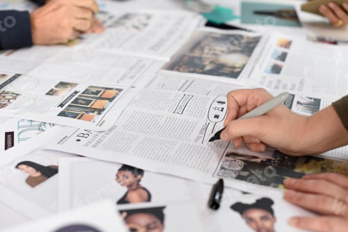 Preview: Startup Business People Working Checking Newspaper Information