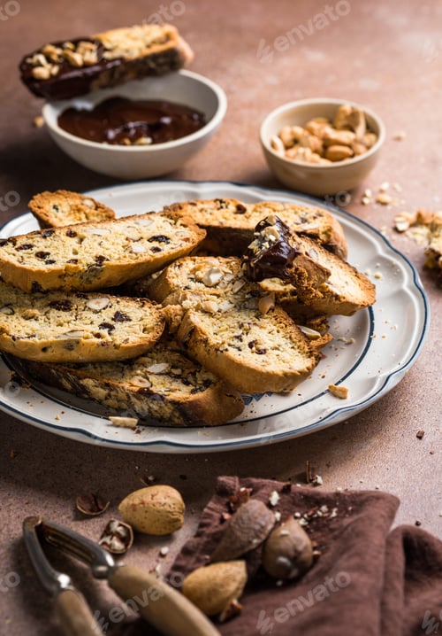 Preview: Traditional italian Cantuccini cookies