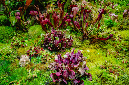Preview: Tropical forest with carnivorous plants