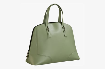 Preview: Elegant Olive Leather Women's Handbag