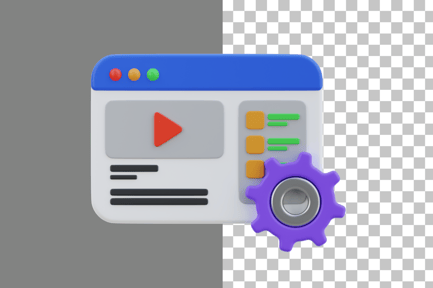 Preview: Content Management 3D Icon