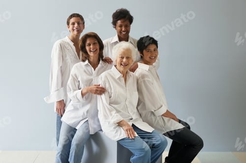 Preview: A multigenerational family of women sharing a heartfelt moment