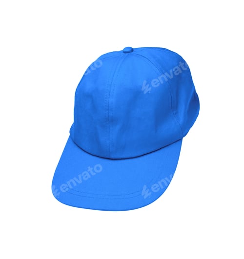 Preview: Blue cap isolated on white