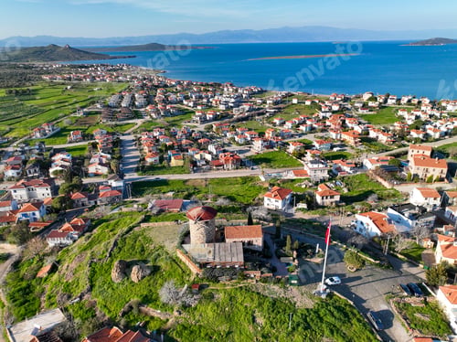 Preview: Old windmill on Cunda island of Turkey