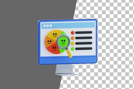 Preview: Sentiment Analysis 3D Icon