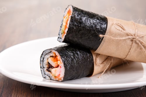 Preview: Sushi burrito - new trendy food concept