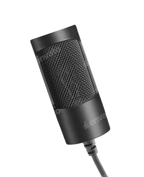 Preview: microphone on a white background