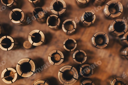 Preview: Goldsmith copper holders - clamp tool used to hold rings when fazeting, milling or engraving.