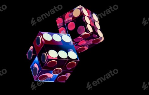 Preview: Casino purple dice
