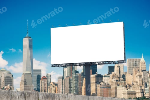 Preview: billboard, mockup, signboard, marketing