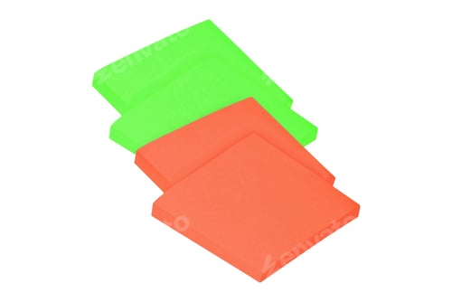 Preview: colorful blank post-it notes isolated on white