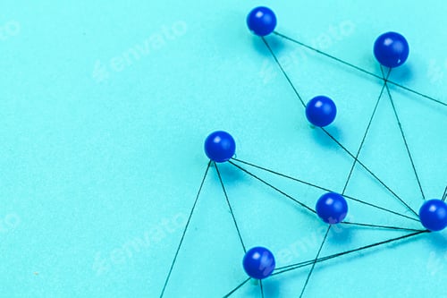 Preview: pins connected creating a network