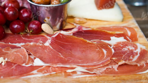 Preview: Closeup of food on table
