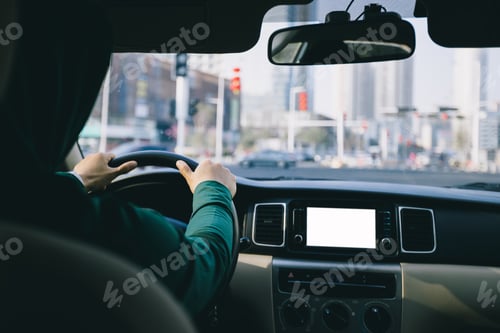 Preview: Driving car on city road