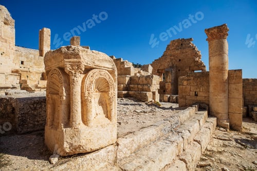 Preview: A view from the Ancient Alahan Monastery in Mut, Mersin, Turkey