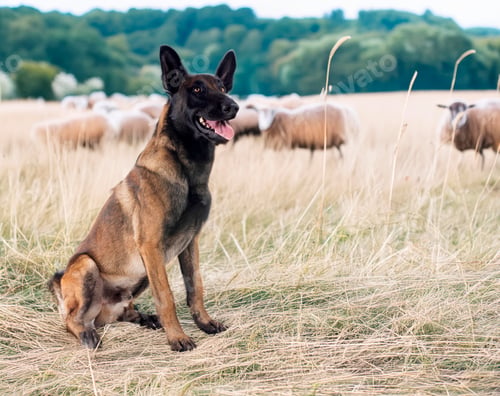 Preview: malinois and sheeps