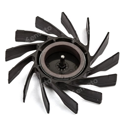Preview: Propellers of fan, isolated on white background