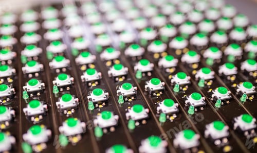 Preview: Panel of LED light indicators is in the production