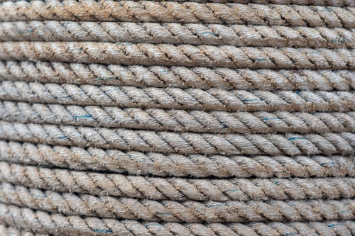 Preview: Close up shot of rope wrapped around a object