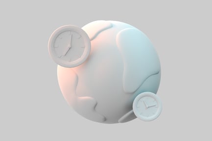 Preview: Global time zones earth asset