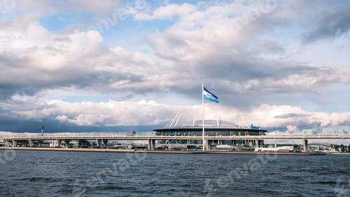 Preview: St. Petersburg, Russia - September 2022: Stadium Zenith Arena on the Krestovsky Island
