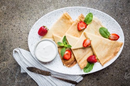 Preview: Crepes with chocolate spread