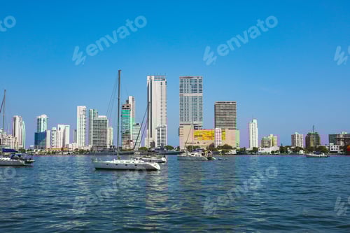 Preview: Beautiful view of Oceanarium Rosario Islands in Colombia