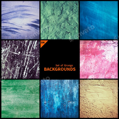 Preview: Collection Of Abstract Multicolored Backgrounds