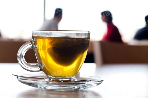 Preview: A Single Cup of Tea In a Cafe During the Day