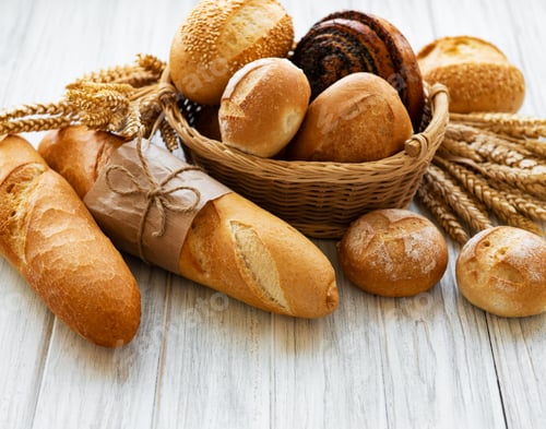 Preview: Assortment of baked bread