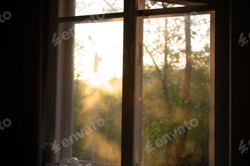 Preview: Warm sunlight floods into the room through the window, creating a bright and inviting atmosphere in