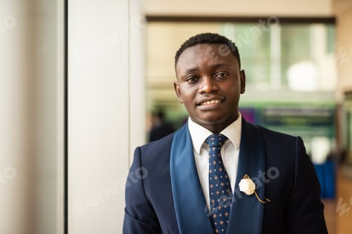 Preview: Portrait of handsome young African man