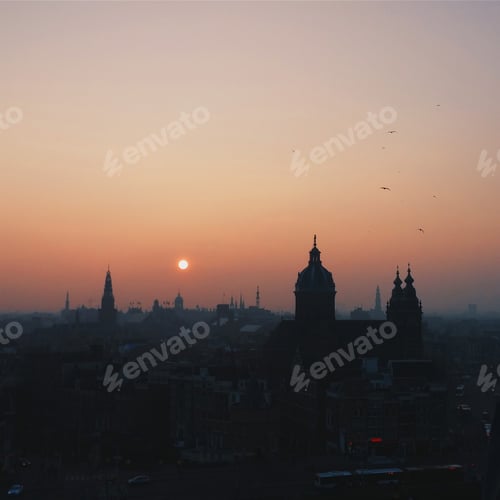 Preview: Sunset in Amsterdam