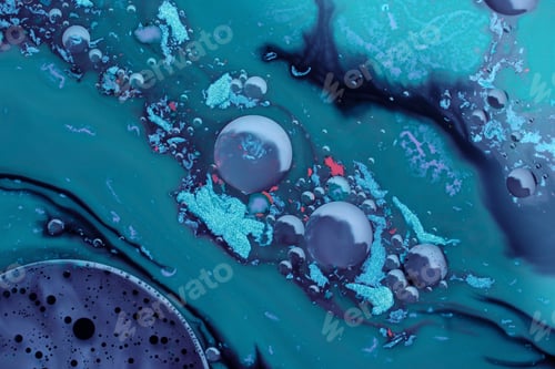 Preview: Abstract background. Blot painting marble texture. Acrylic color in water and oil.